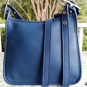 Coach 6610 Vintage Mini Janice Cobalt Blue Crossbody Bag